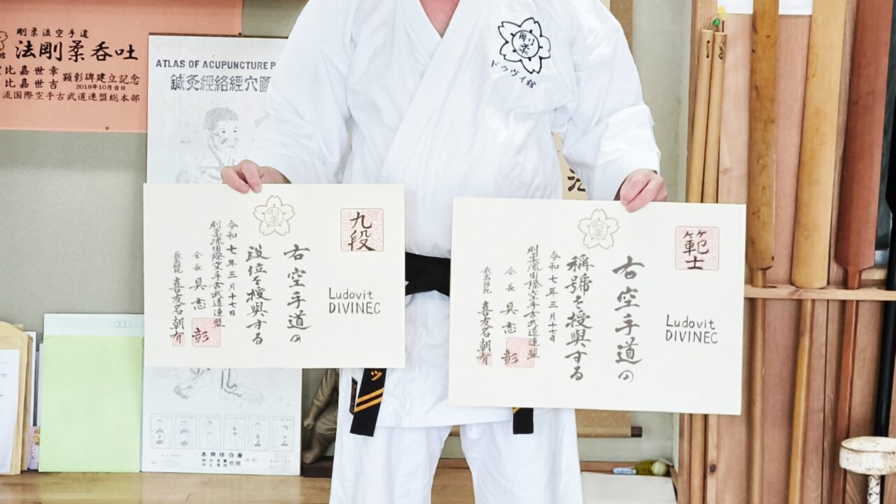 HANSHI Ľudovít Divinec – úžasná správa z Okinawy