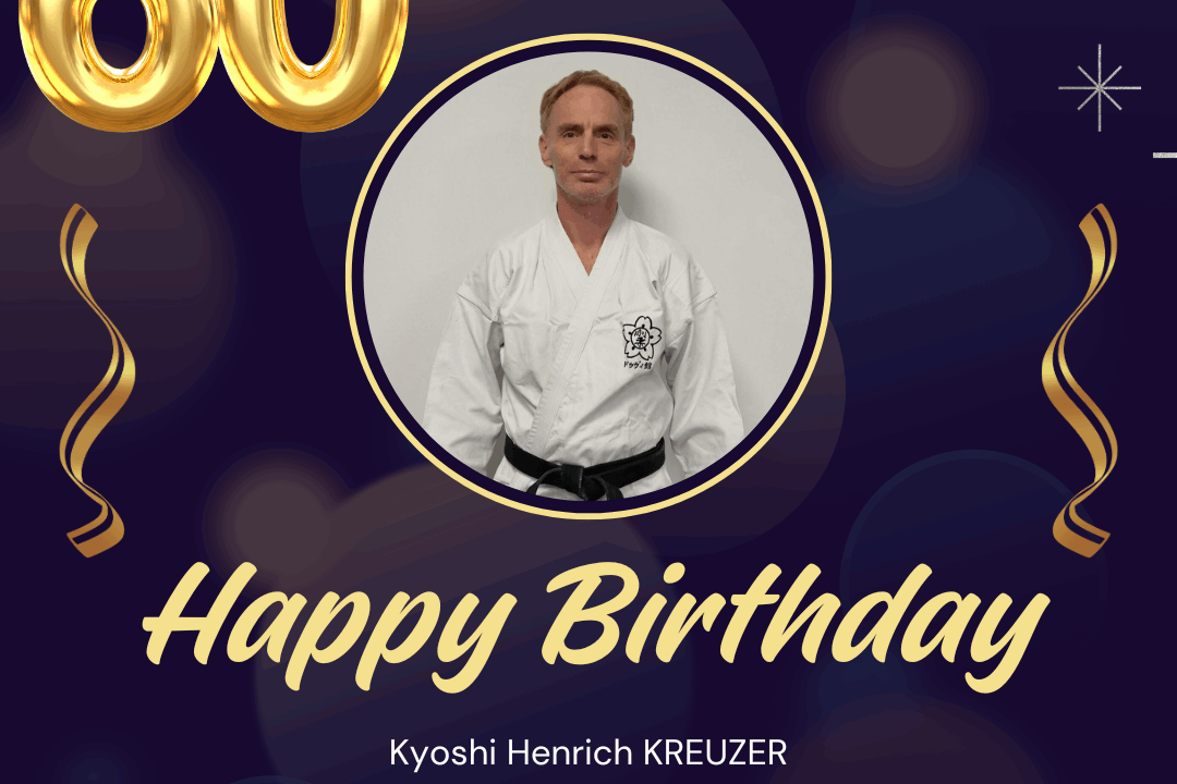 Sensei Kreuzer jubiluje