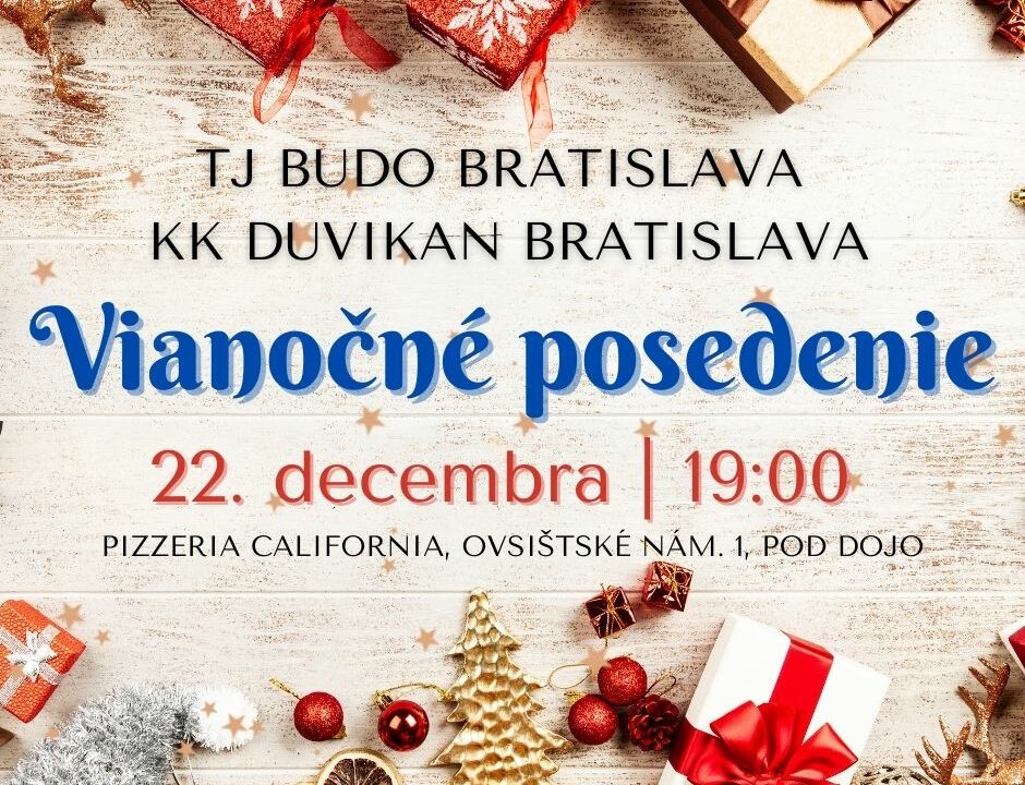 Vianočné posedenie TJ BUDO a KK Duvikan