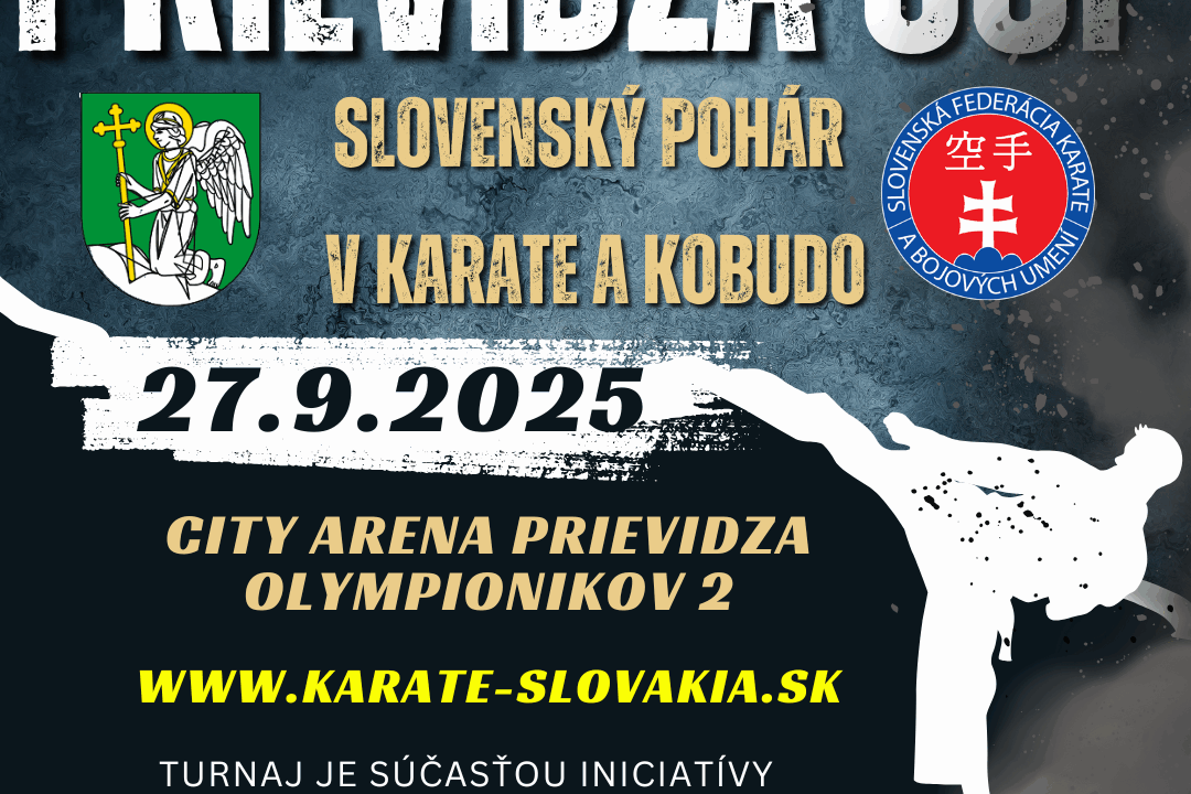 Prievidza Cup 2025 – 3. kolo Slovenského pohára v karate a kobudo