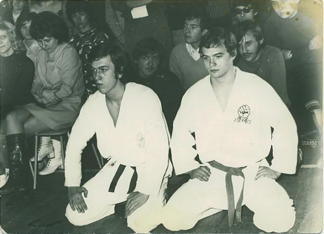 vľavo Maťo Mikuš, vpravo Ľudovít Divinec (1972)